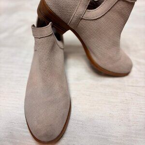 Sorel Wome's Cate Cut-Out  Bootie Waterproof Ankle Boot Ash Brown Sz 7.5